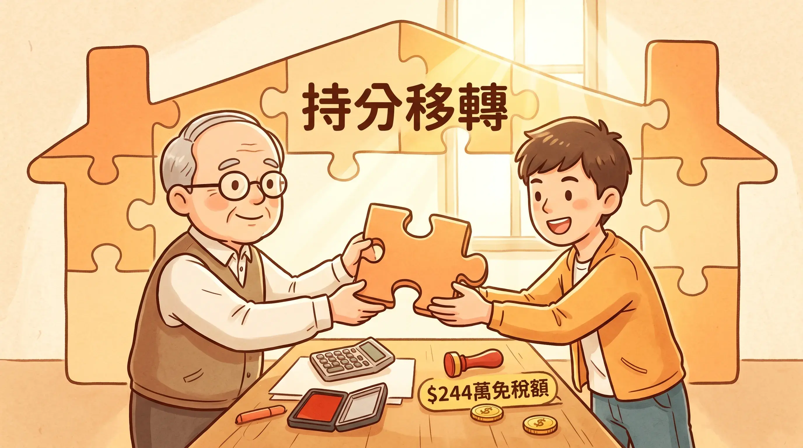不想繳大筆贈與稅？利用「分割分年贈與」將持分慢慢移轉的優缺點分析