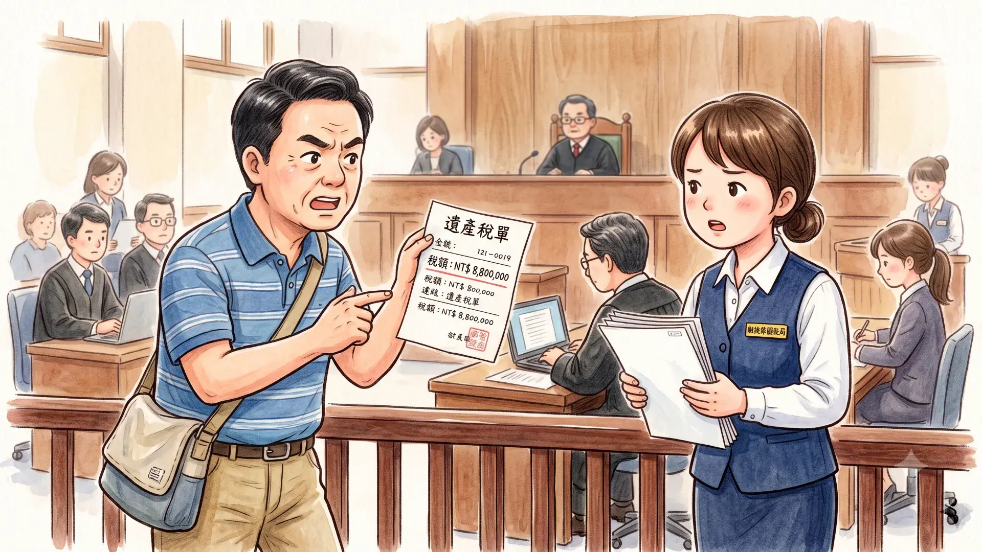 遺產稅自行申報填錯能反悔嗎?幫配偶代繳保費竟算贈與?從真實法院判決看懂遺產稅5大避坑法則