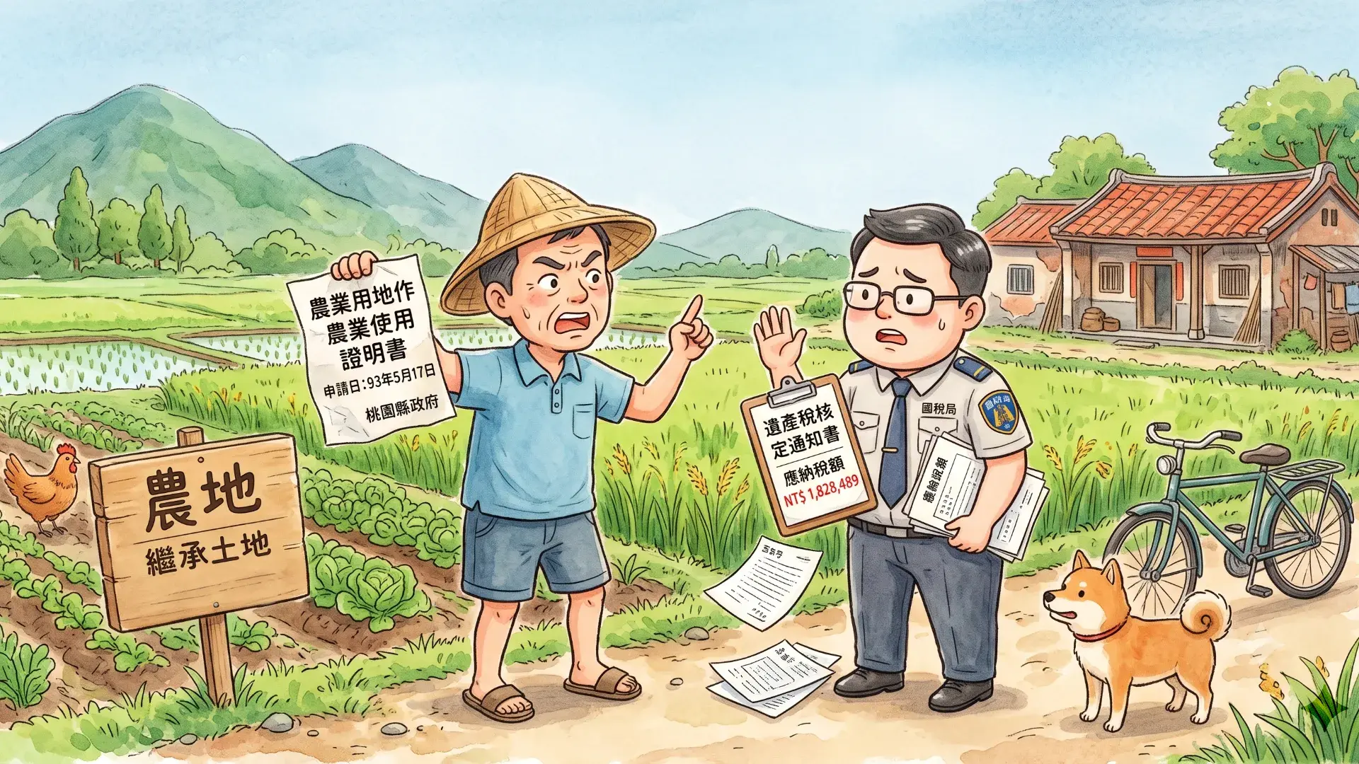 傳承節稅大陷阱!漏了這張「關鍵證明」,百萬農地免徵遺產稅化為烏有——最高行政法院判決深度解析與實務指南